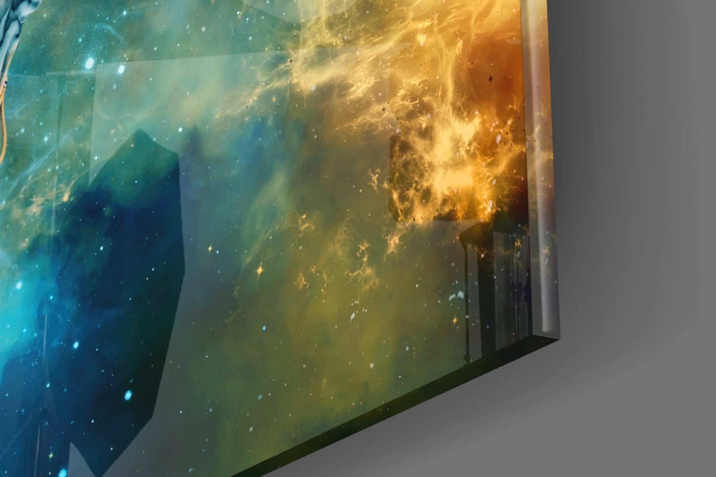 Astronaut Glass Wall Art