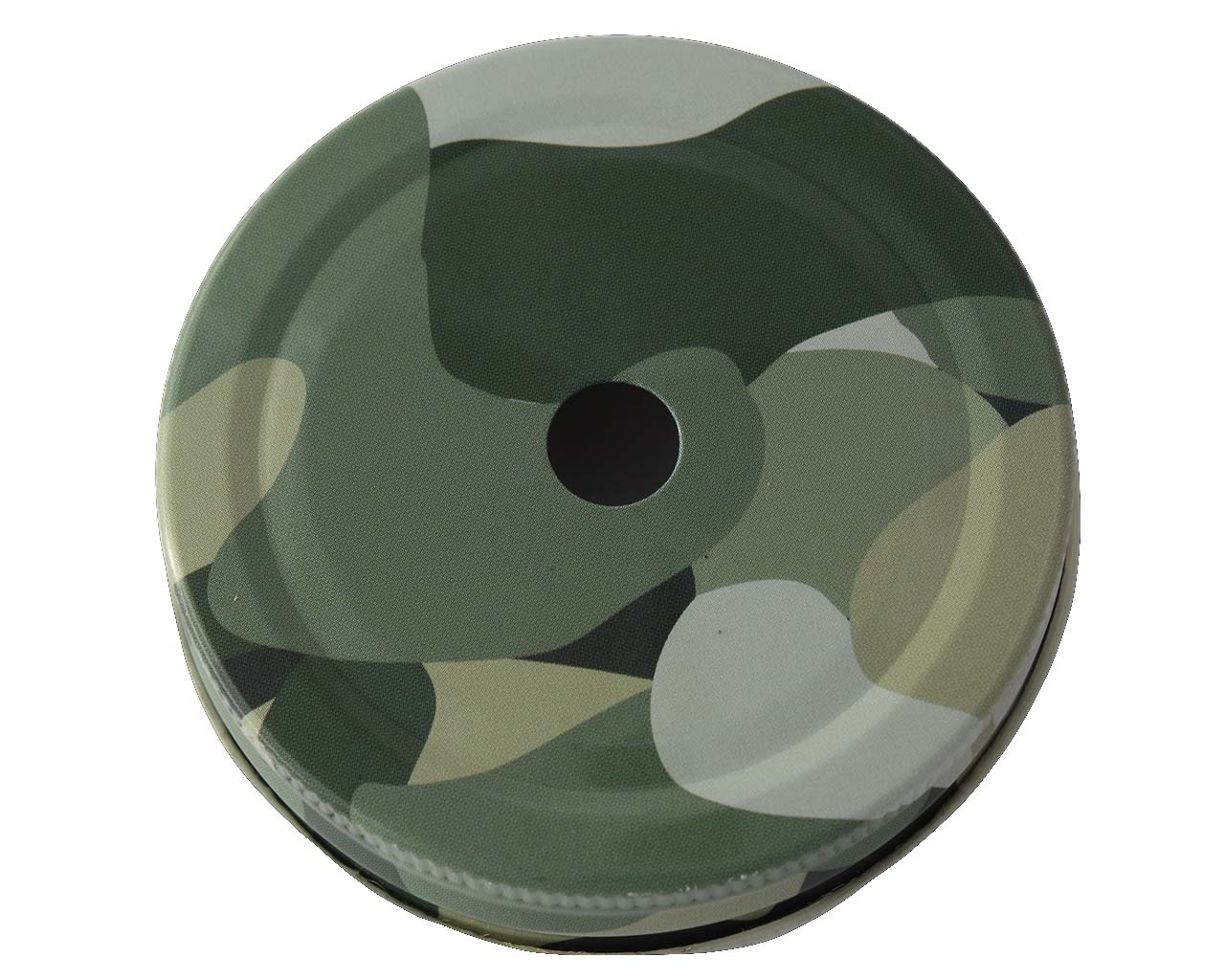 Painted Metal Straw Hole Tumbler Lids for Regular Mouth Mason Jars - Concordia Style Boutique