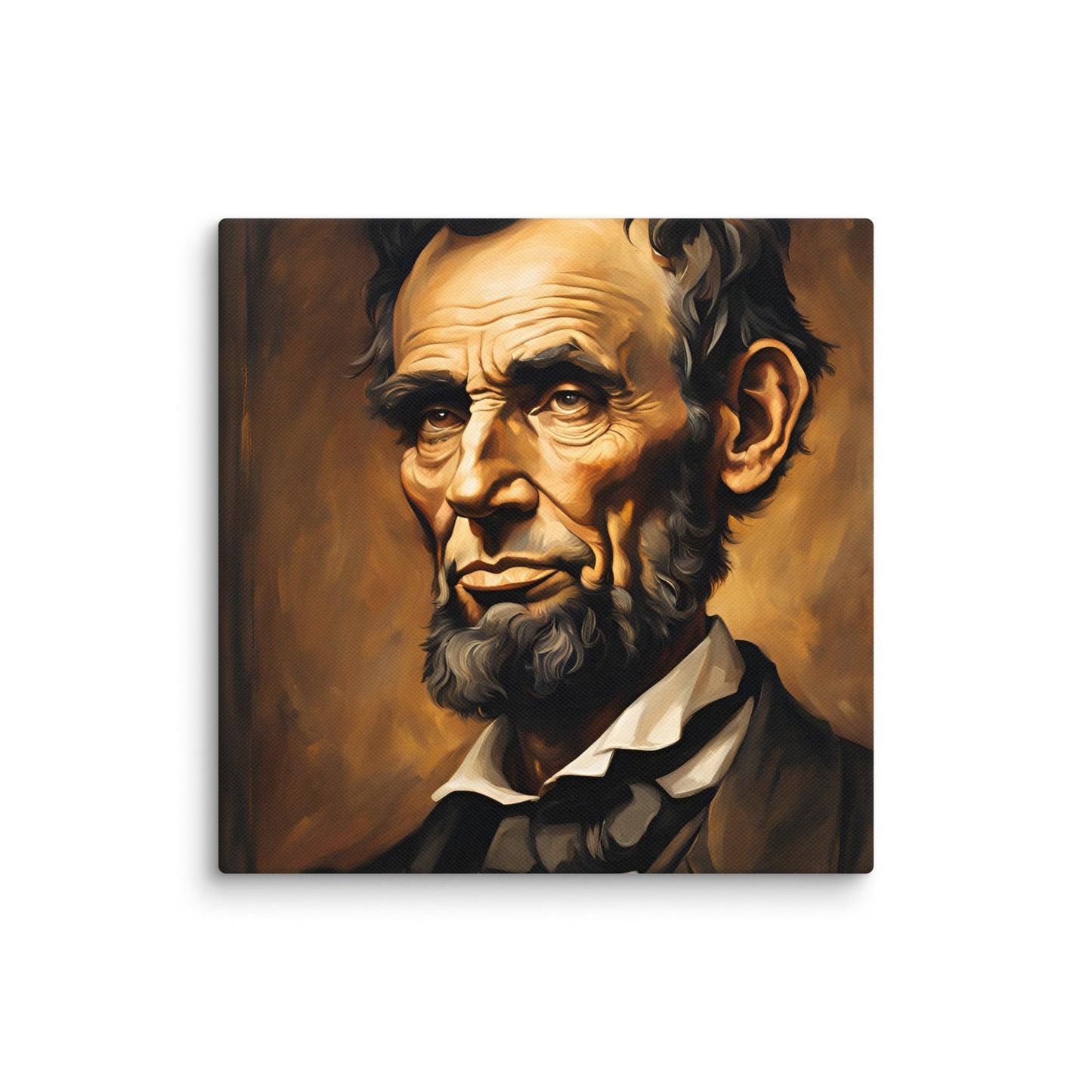 Abraham Lincoln Portait on Canvas - Concordia Style Boutique