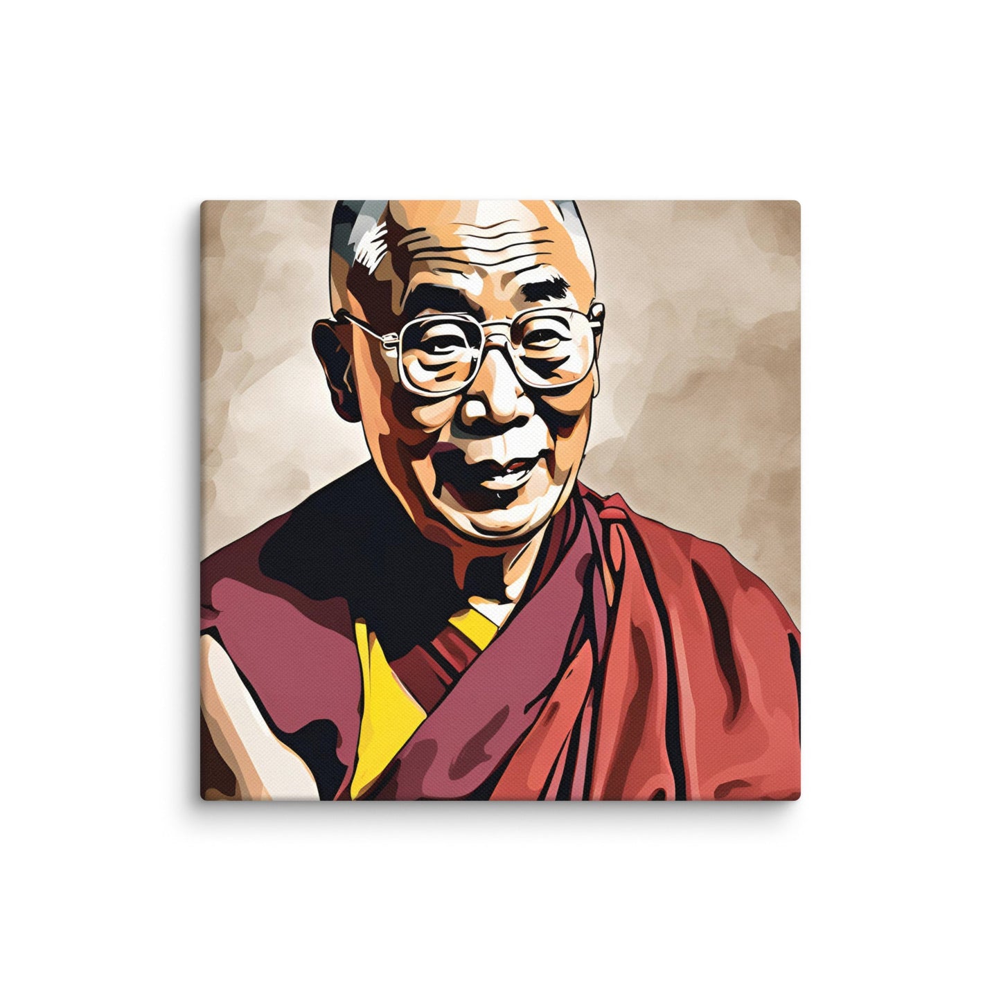 Dalai Lama Portait on Canvas - Concordia Style Boutique