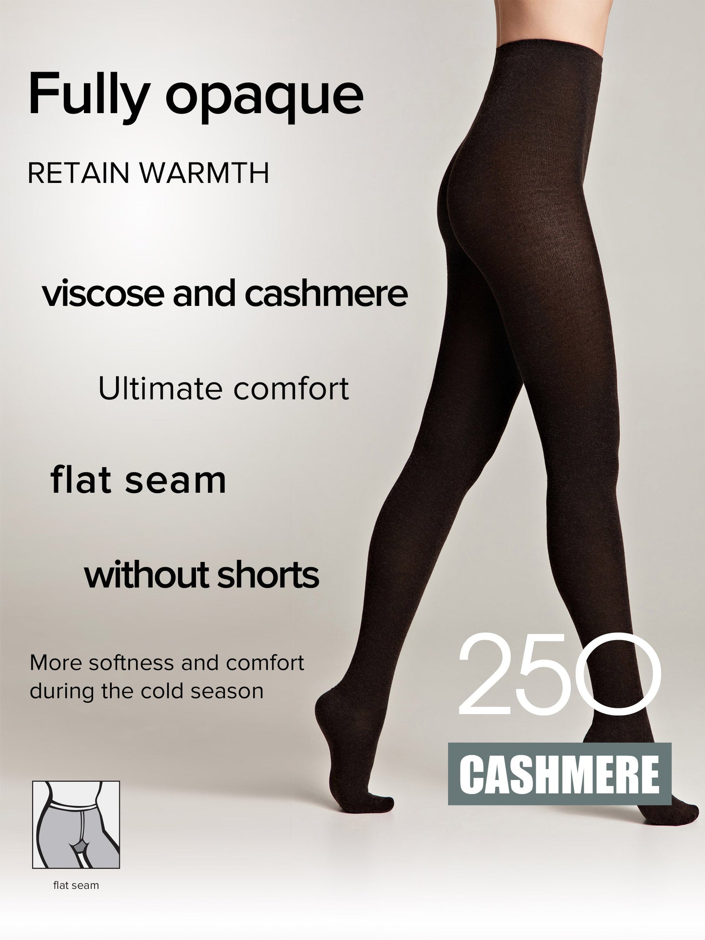 Tights Conte Cashmere 250 Den - Warm Opaque - Concordia Style Boutique