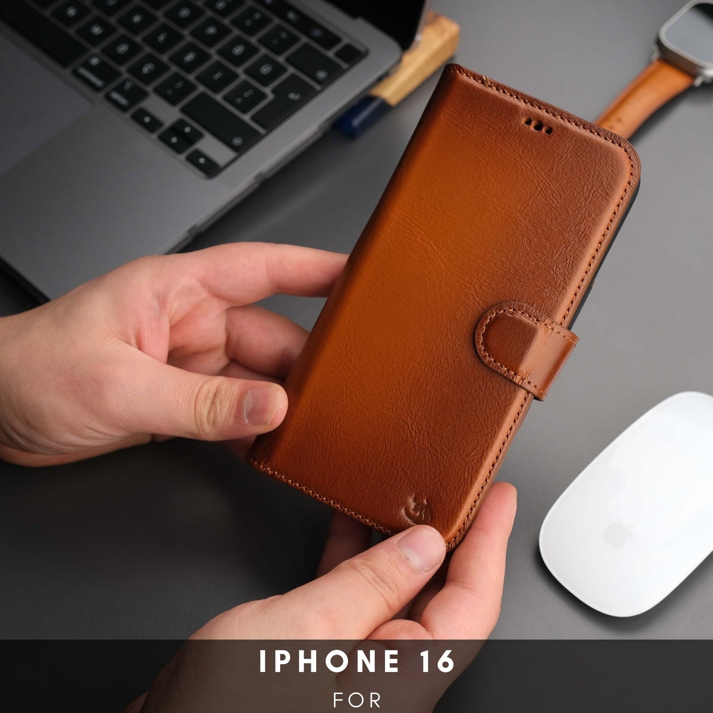 Casper iPhone 16 Wallet Case Leather MagSafe - Concordia Style Boutique