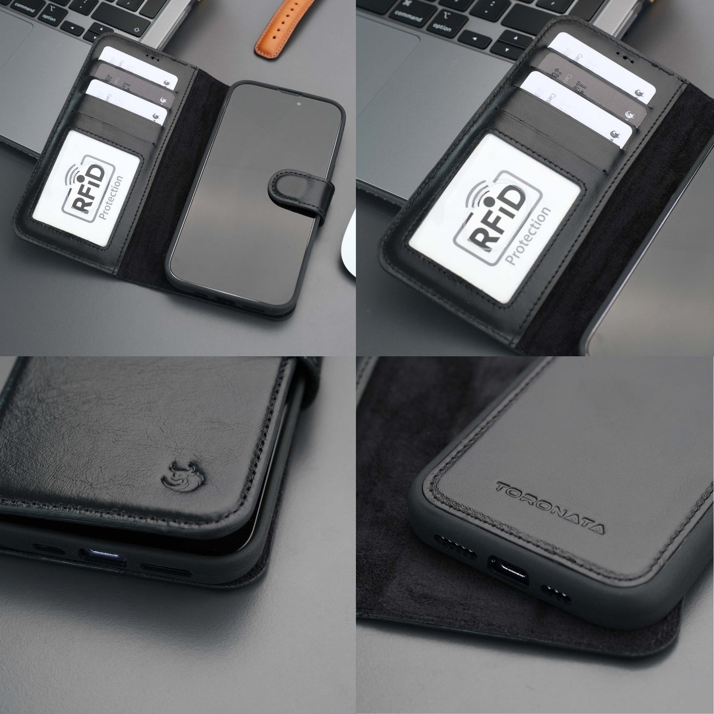 Casper iPhone 16 Pro Max Wallet Case Leather MagSafe - Concordia Style Boutique