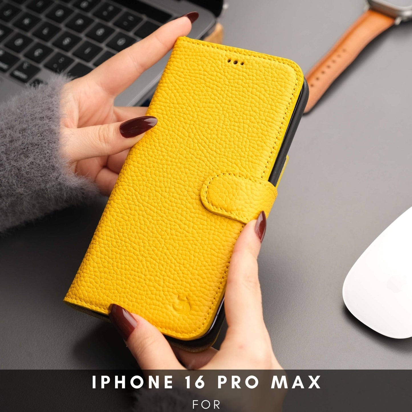 Casper iPhone 16 Pro Max Wallet Case Leather MagSafe - Concordia Style Boutique