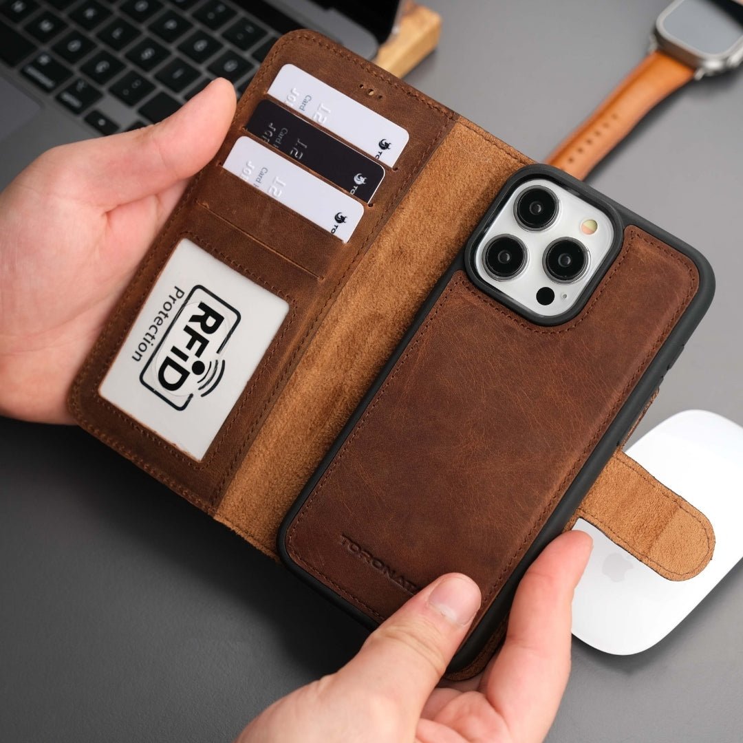 Casper iPhone 16 Pro Max Wallet Case Leather MagSafe - Concordia Style Boutique