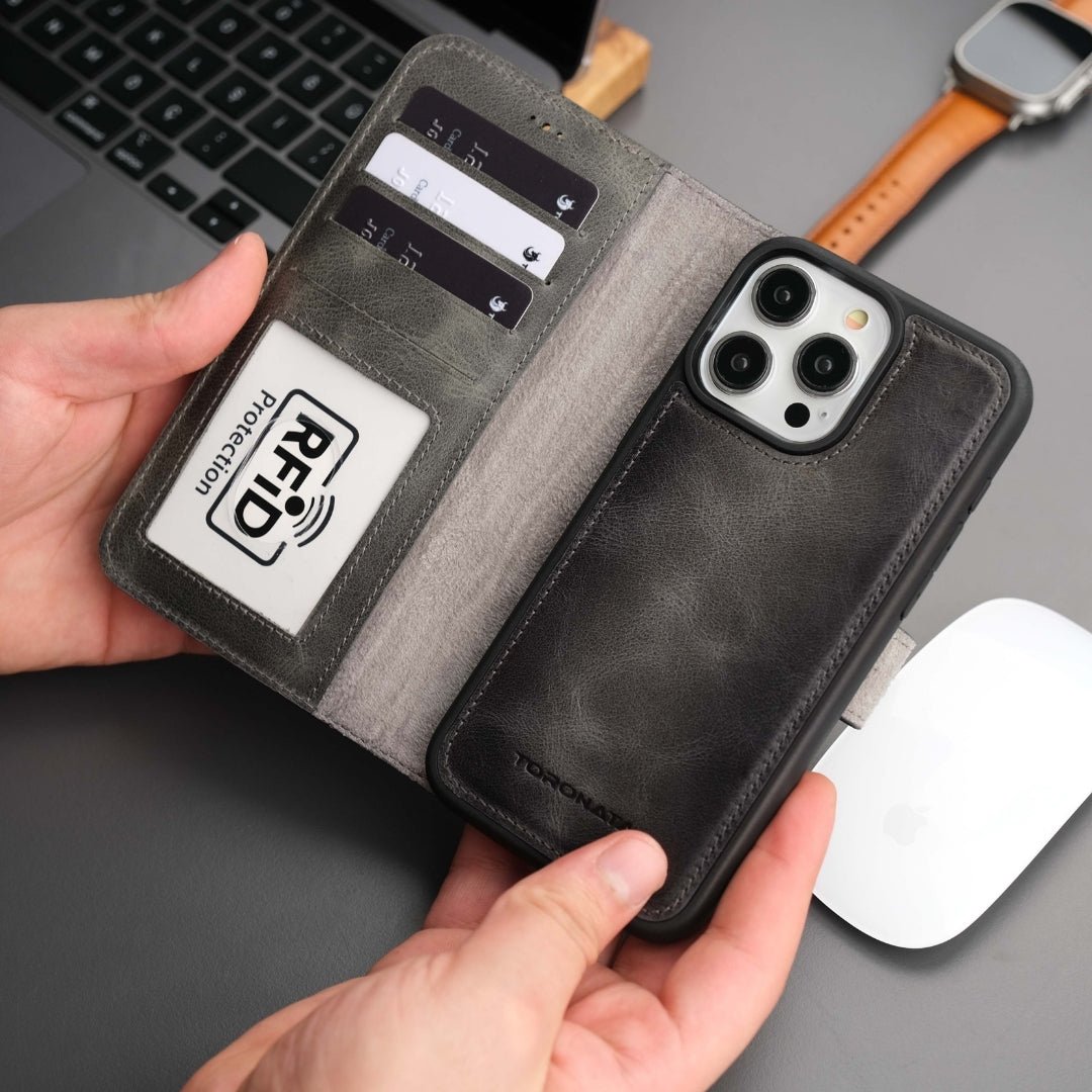 Casper iPhone 16 Pro Max Wallet Case Leather MagSafe - Concordia Style Boutique