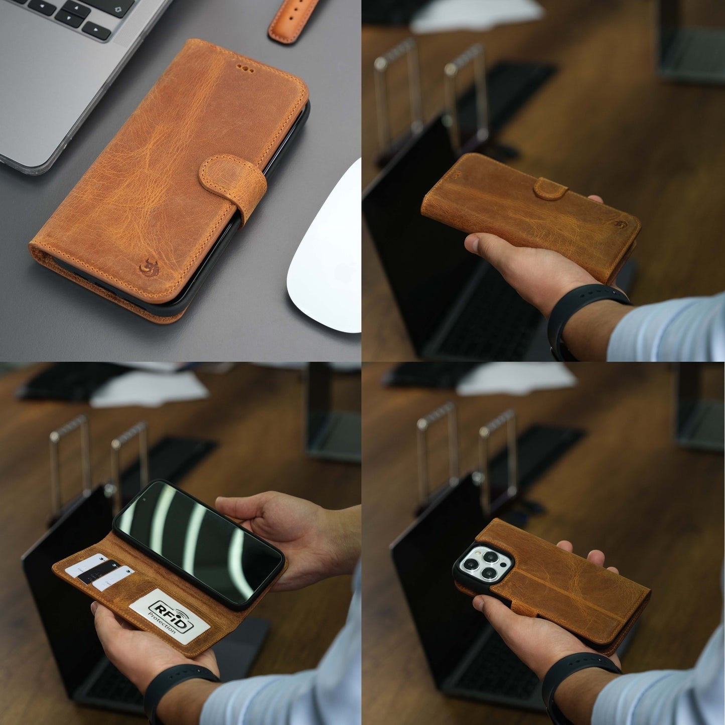 Casper Leather iPhone 14 Pro Max Wallet Case | MagSafe - Concordia Style Boutique