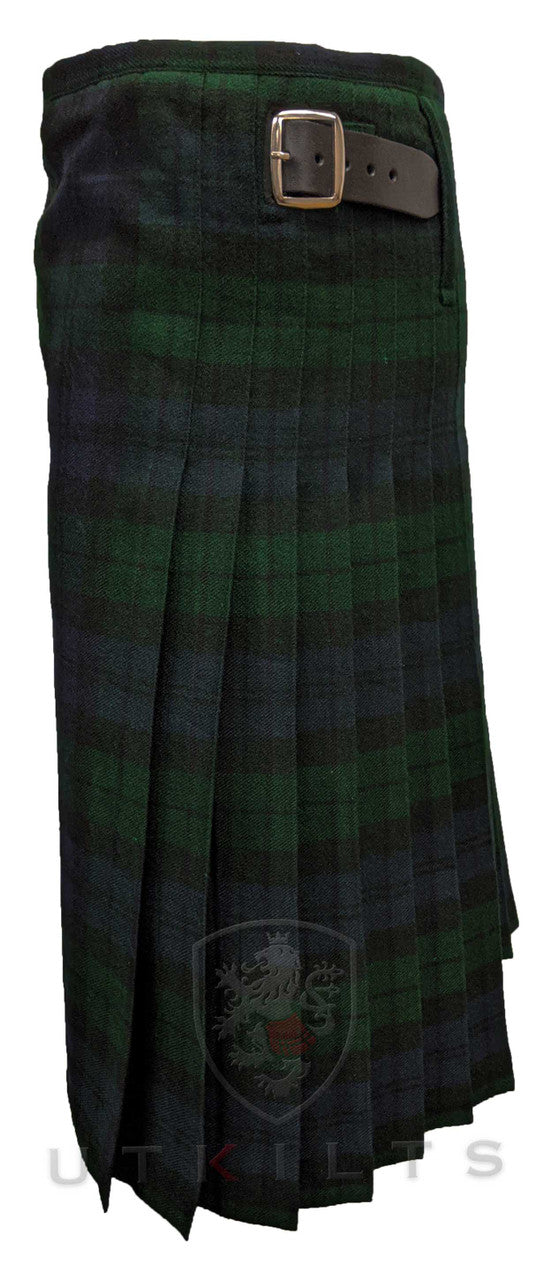 Traditional Kilt – Standard Wool, Black Watch