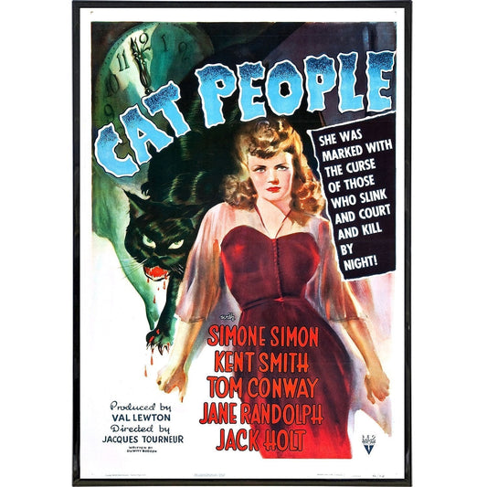 Cat People Film Poster Print - Concordia Style Boutique