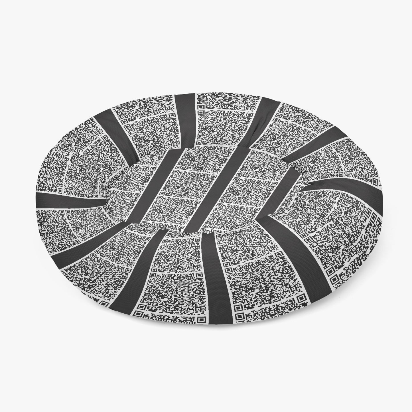 Round Pet Bed -"Scan Me" - Premium pet bed from Concordia Style Boutique - Just $25.50! Shop now at Concordia Style Boutique