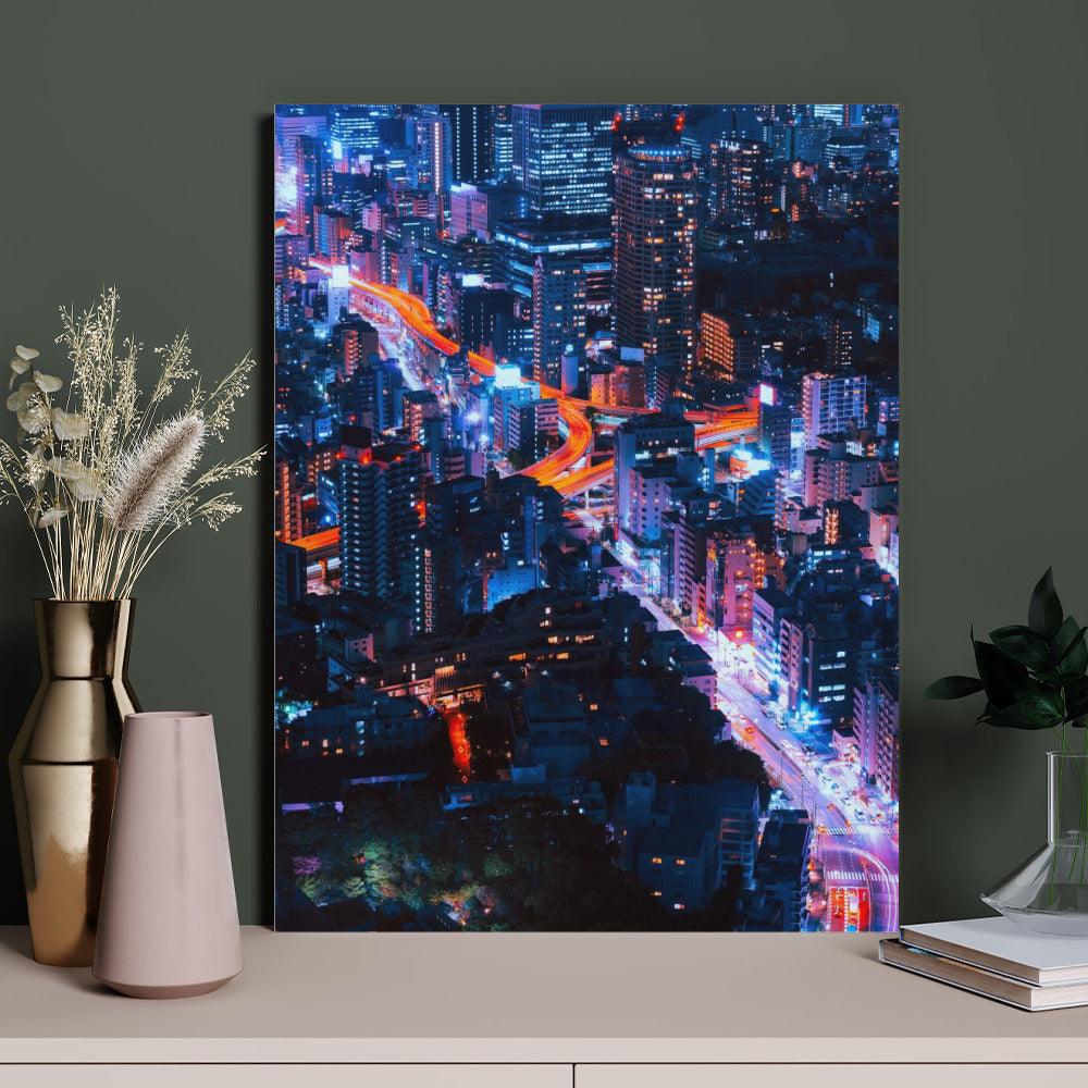 Canvas Print Multiple sizes Unframed & Framed (Vertical) -"The City" - Premium Artwork from Concordia Style Boutique - Just $55.98! Shop now at Concordia Style Boutique