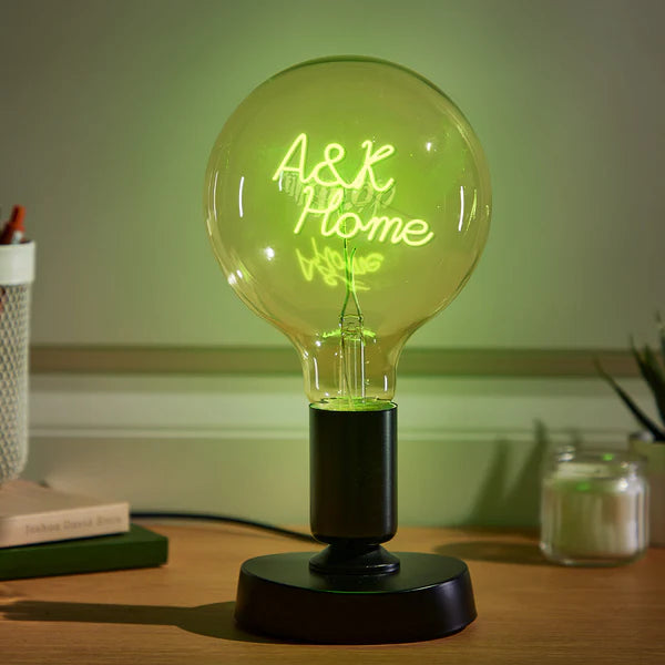 Personalized Custom Vintage Edison Led Filament Modeling Lamp with Custom Text - Soft Light Bulbs- Decorative Colorful Lights Led - Personalized Gift - Premium Lamp from Concordia Style Boutique - Just $25.20! Shop now at Concordia Style Boutique