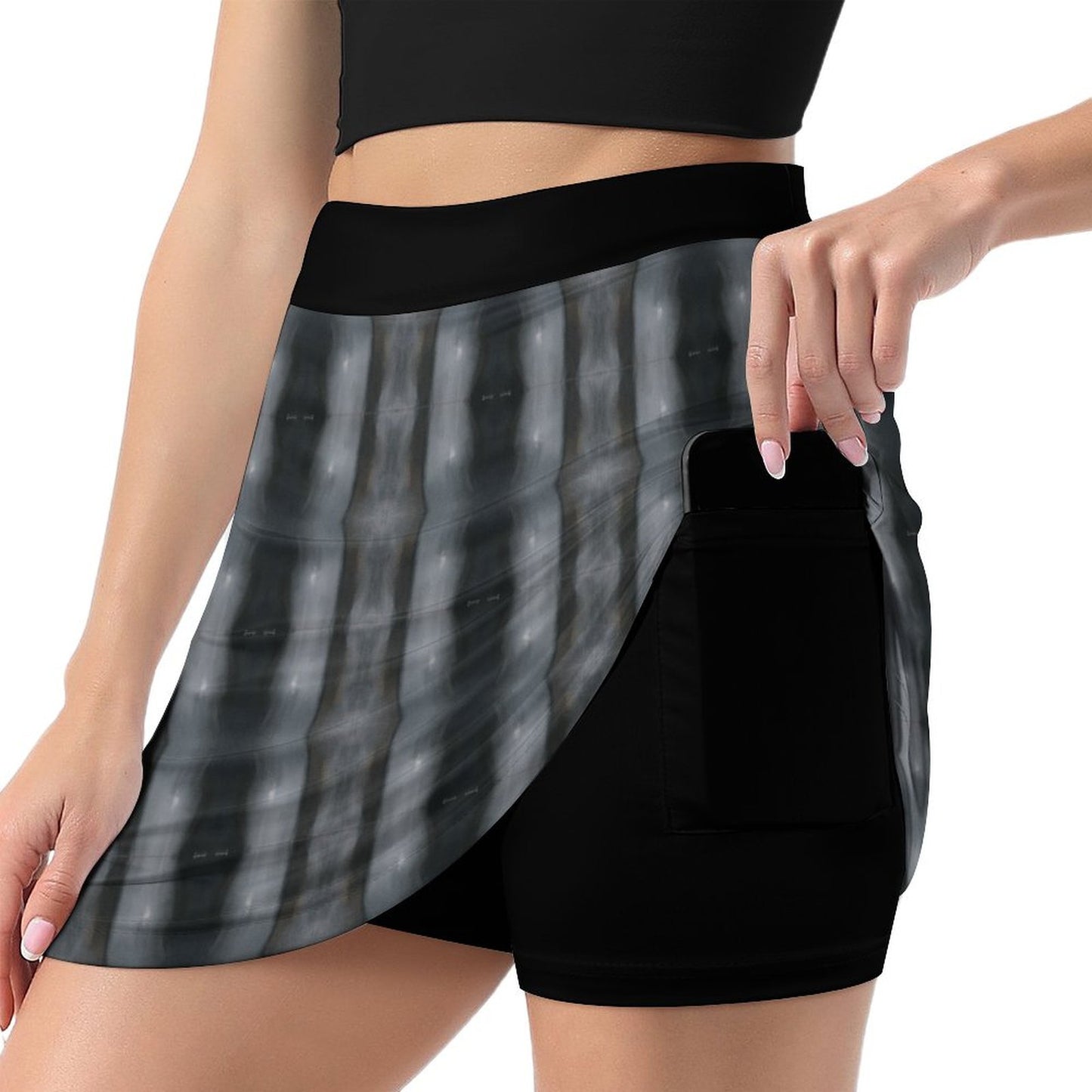 Skort - Anti-Emptied A-Line Skirt with Pocket - Concordia Style Boutique