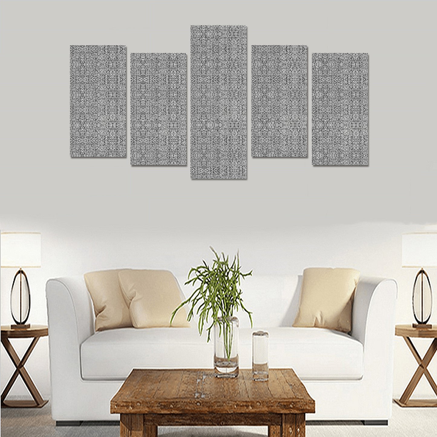 Canvas Wall Art Prints (No Frame) 5-Pieces - "Scan Me" - Premium Canvas Wall Art Prints from Concordia Style Boutique - Just $49.24! Shop now at Concordia Style Boutique