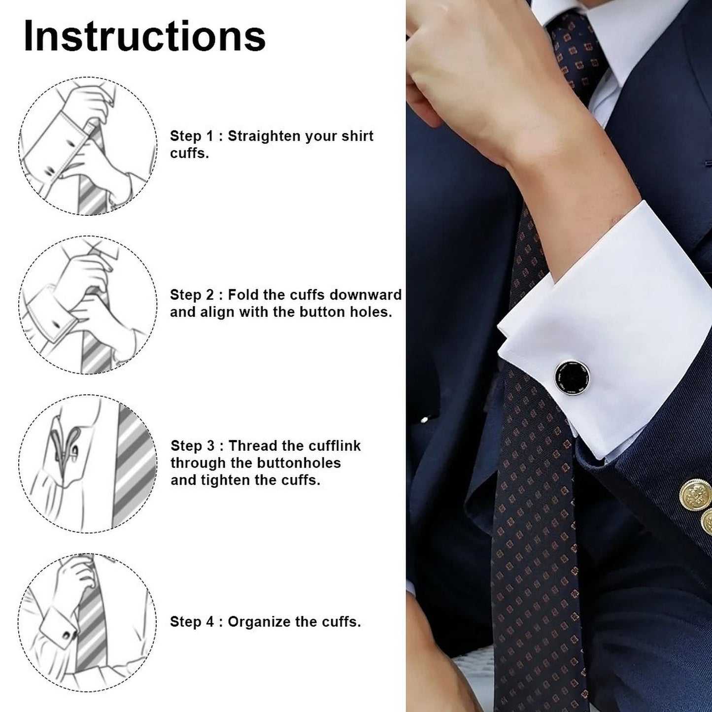 Shirt Cufflinks - Concordia Style Boutique