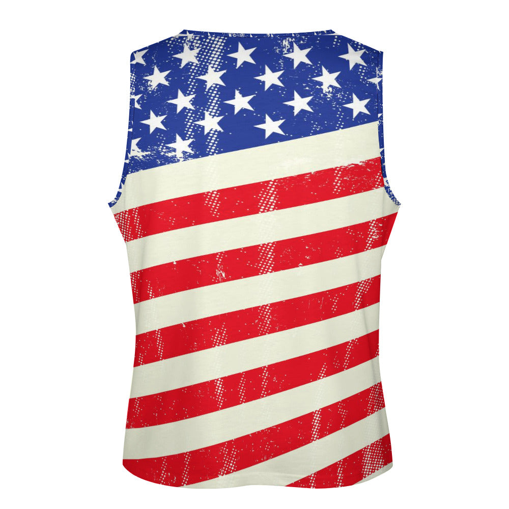 Men's Full print vest - "Americana" - Premium print vest from Concordia Style Boutique - Just $20.14! Shop now at Concordia Style Boutique