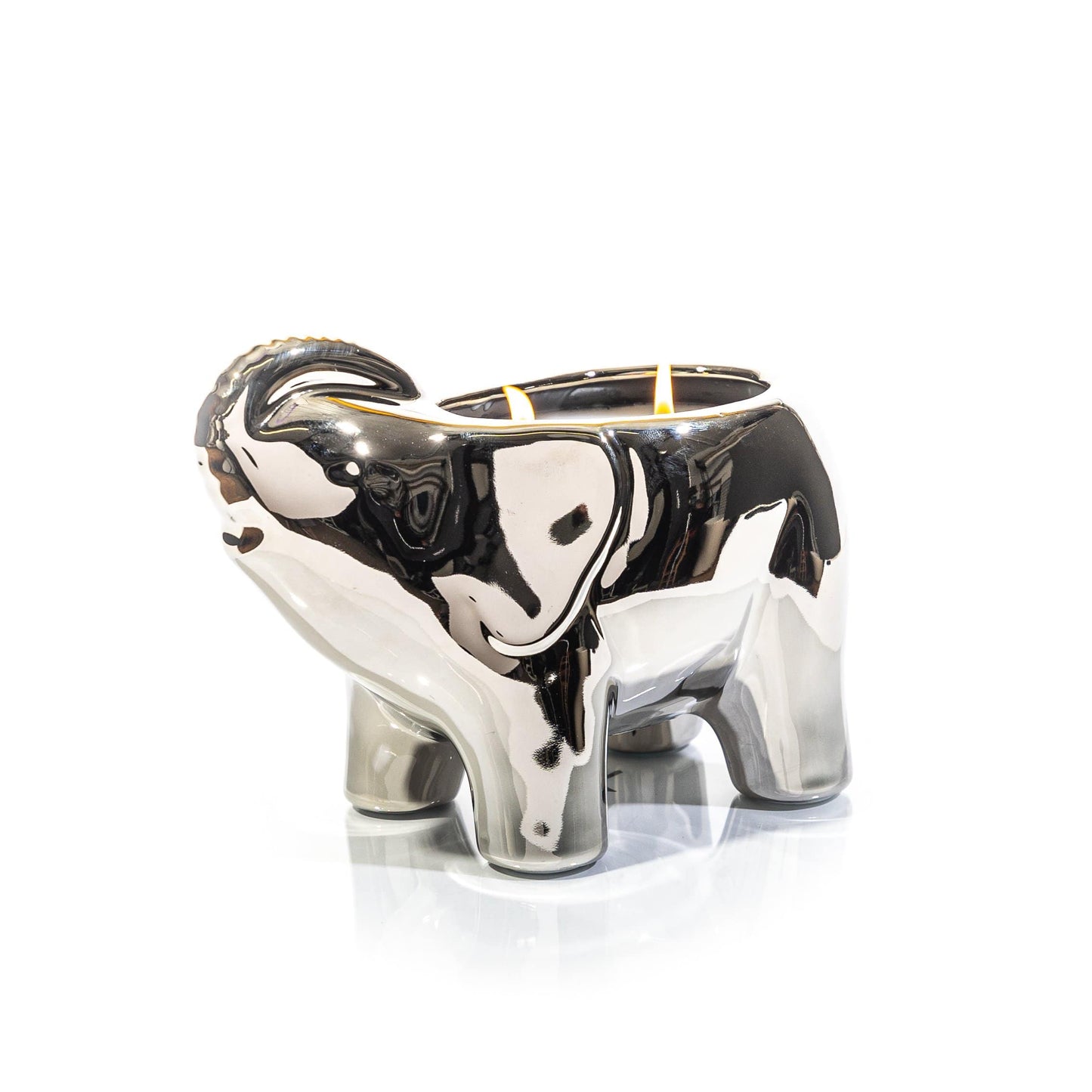 Silver Elephant Candle - Concordia Style Boutique