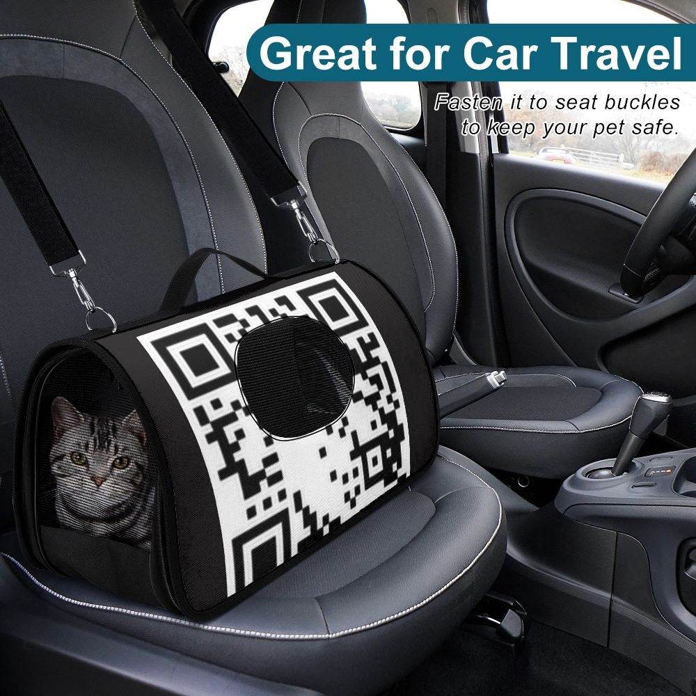 QR Code - Pet Carrier Bag - Concordia Style Boutique