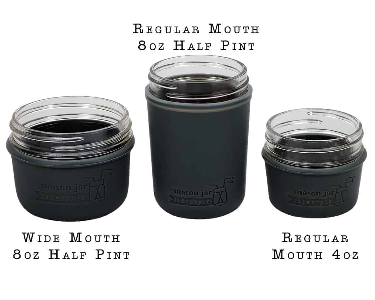 Silicone Sleeve for 4oz Mason Jars - Concordia Style Boutique