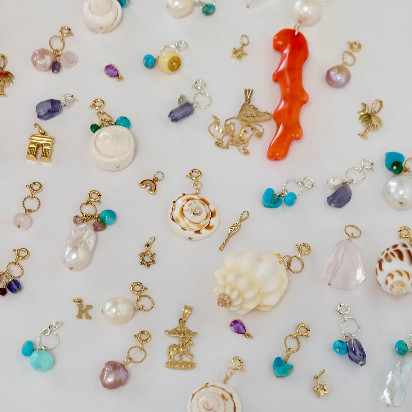 Rainbow Gold Charm