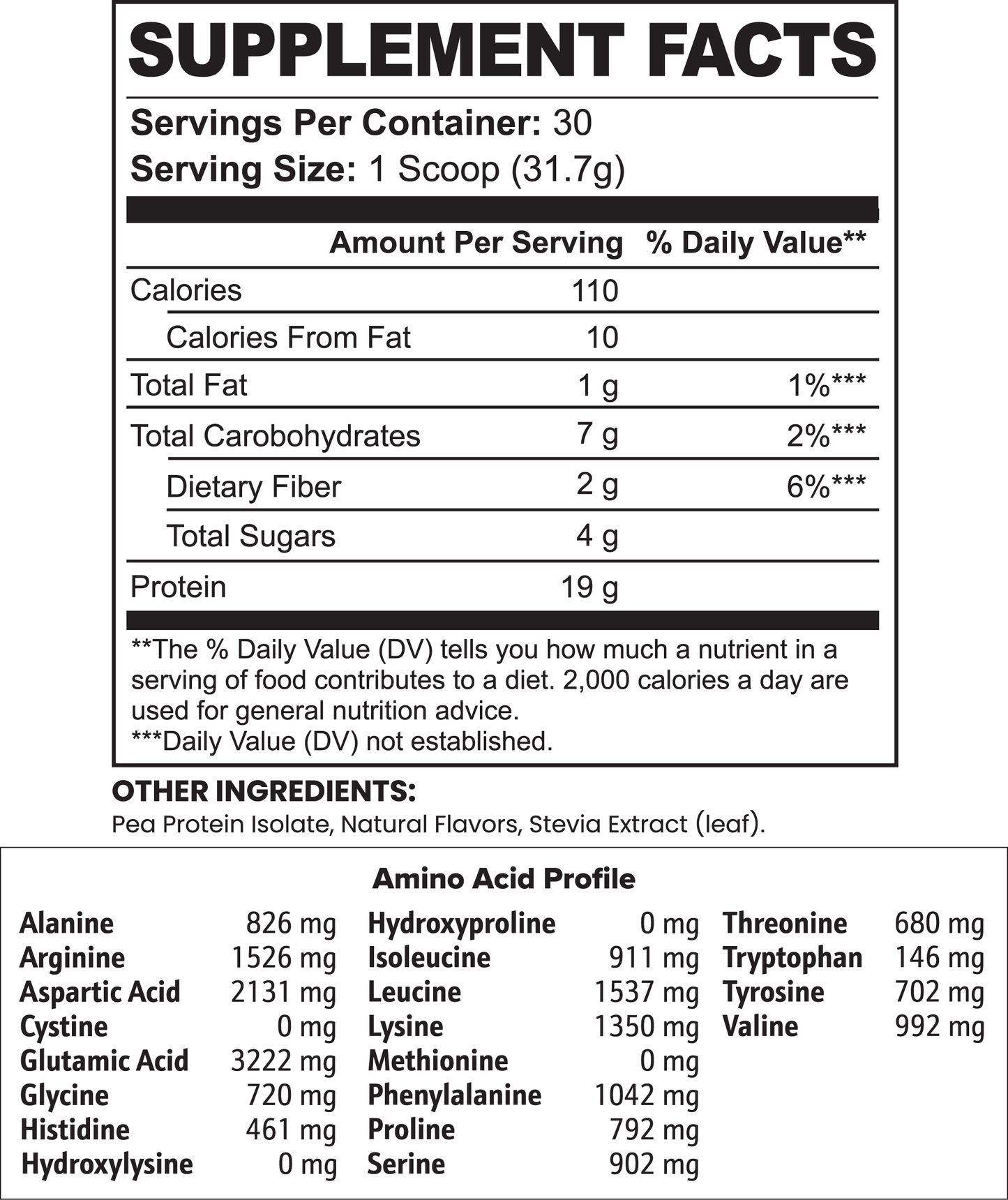 Chocolate Vegan Pea Protein Isolate Powder, 2.09 lbs - Concordia Style Boutique