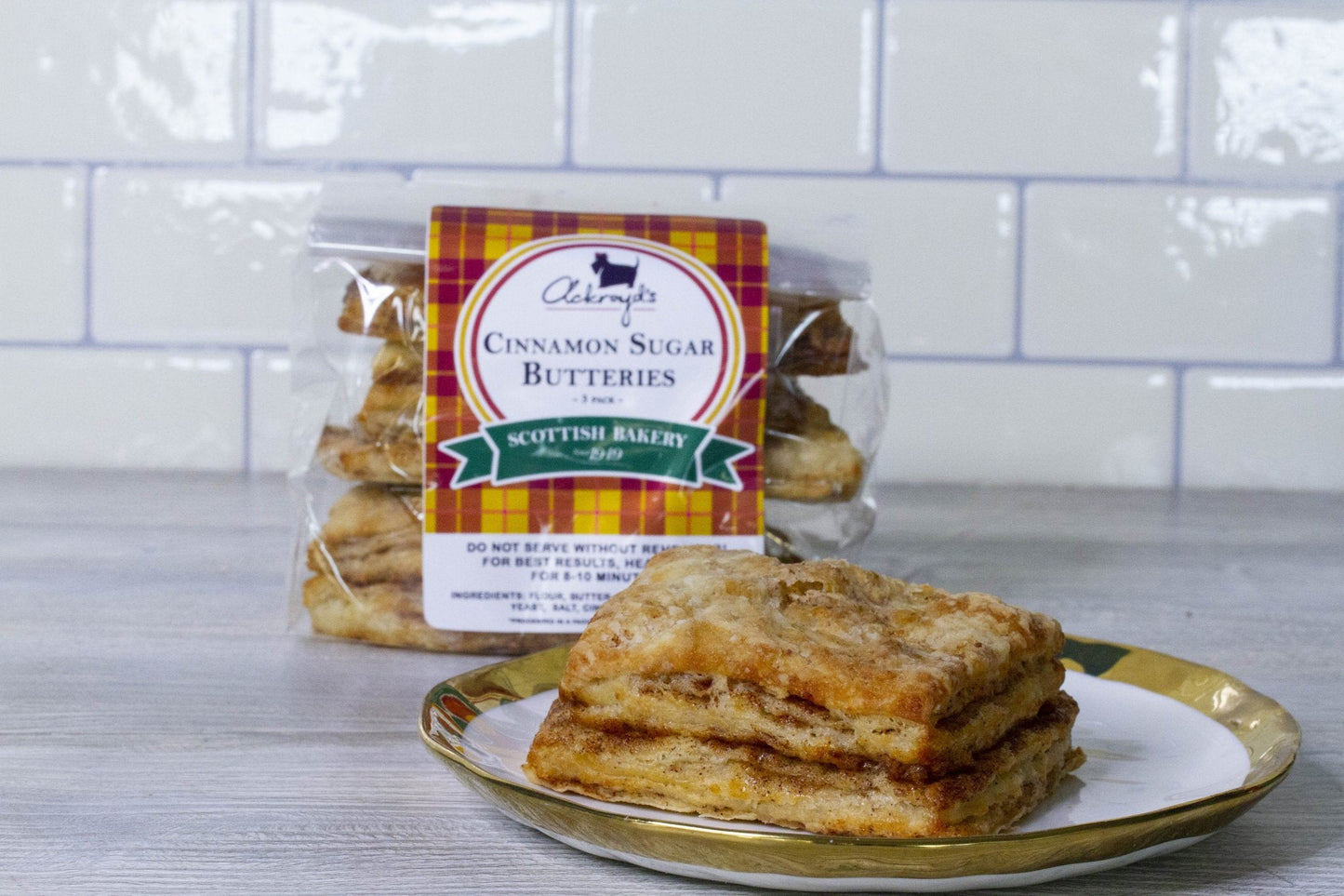 Ackroyd's Cinnamon Sugar Aberdeen Butteries (3 Pack) - Concordia Style Boutique