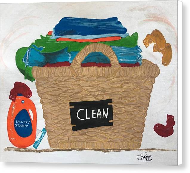 Clean Laundry - Canvas Print