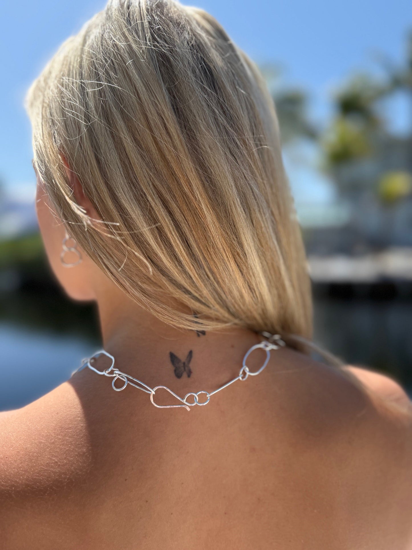 Silver Link Necklace