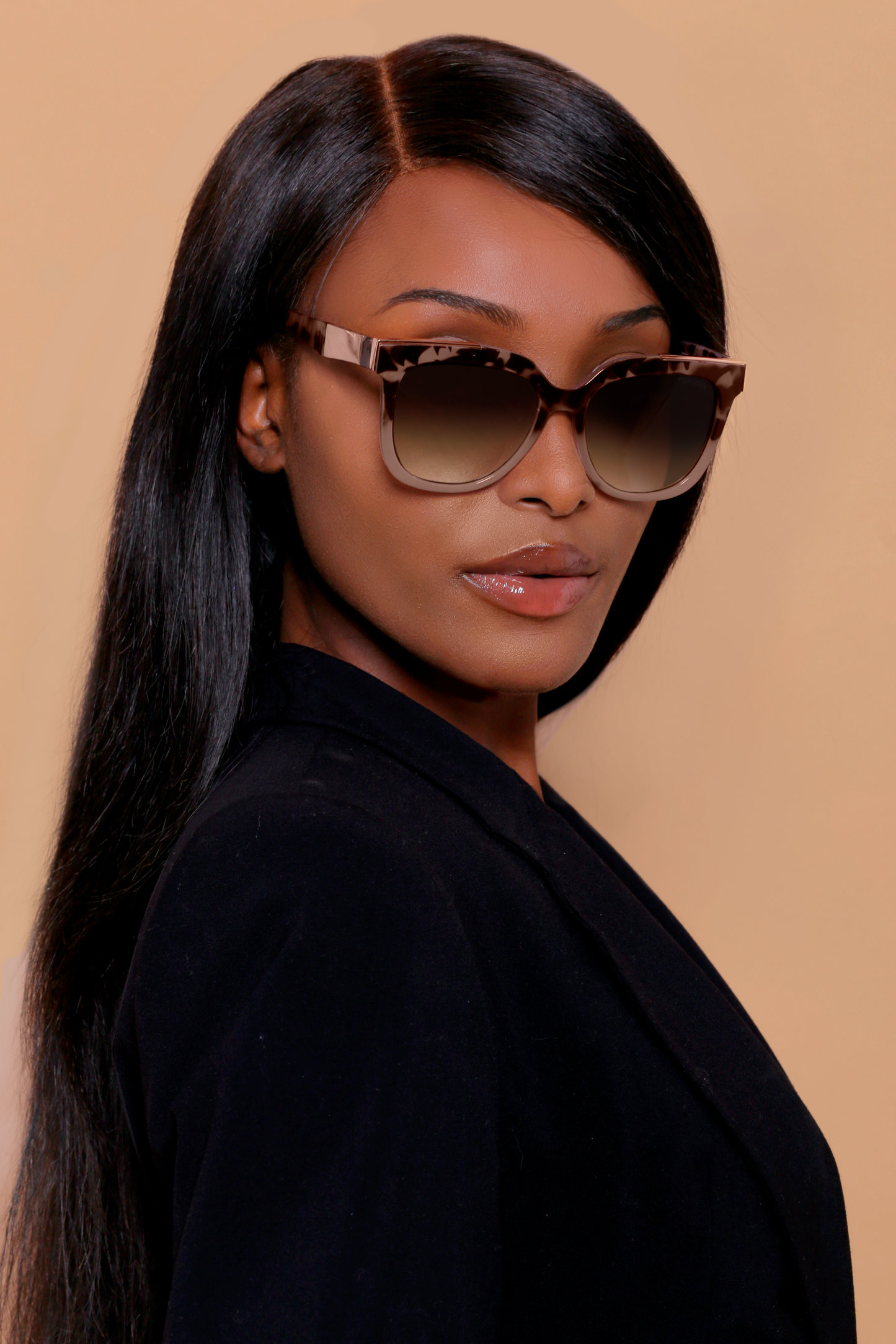 Coco - Sustainable Tortoise Frame Brown Lens Wayfarer Sunglasses - Concordia Style Boutique