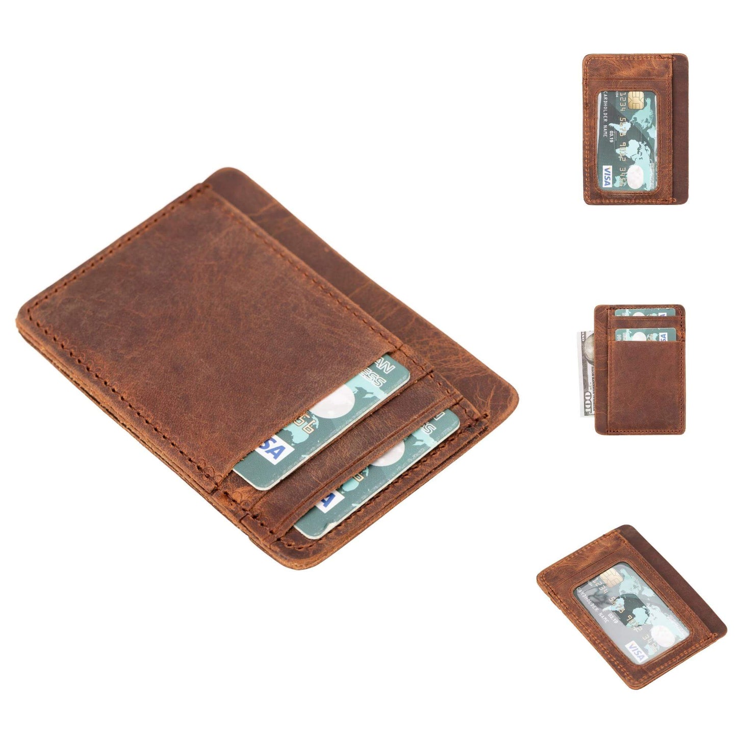 Cody Leather Card Holder and Wallet for Unisex - Concordia Style Boutique