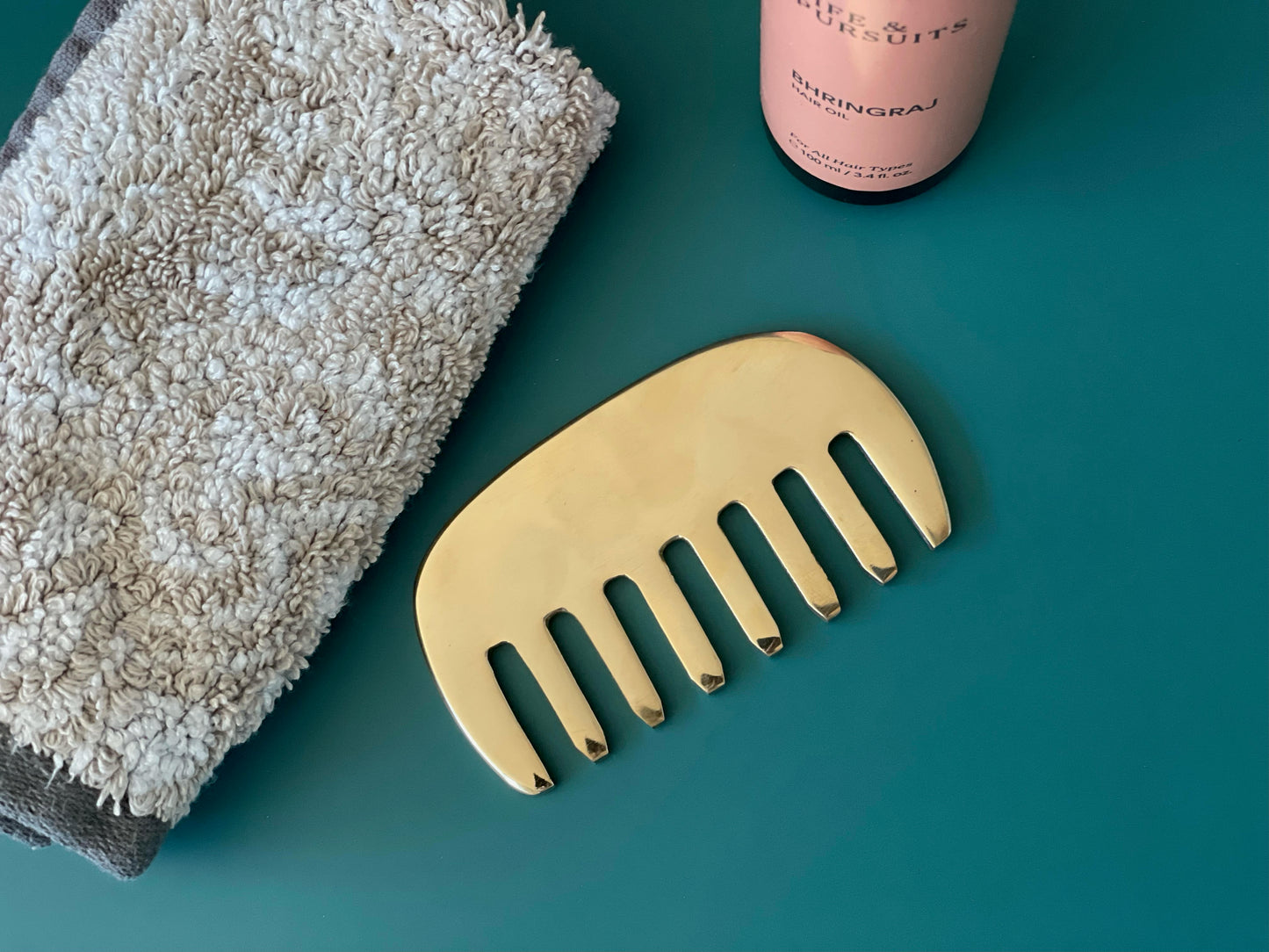 Ayurvedic Kansa Scalp Stimulation Comb - Concordia Style Boutique