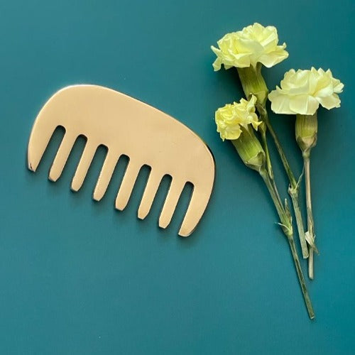 Ayurvedic Kansa Scalp Stimulation Comb - Concordia Style Boutique