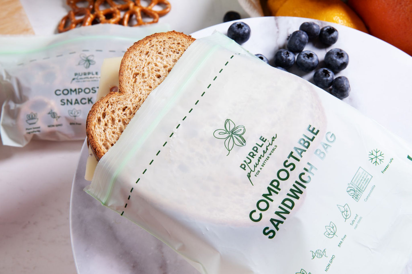 The Complete Eco Friendly Kitchen Bundle – Compostable Zip Bags, Cling wrap, Sponges & Trash Bags