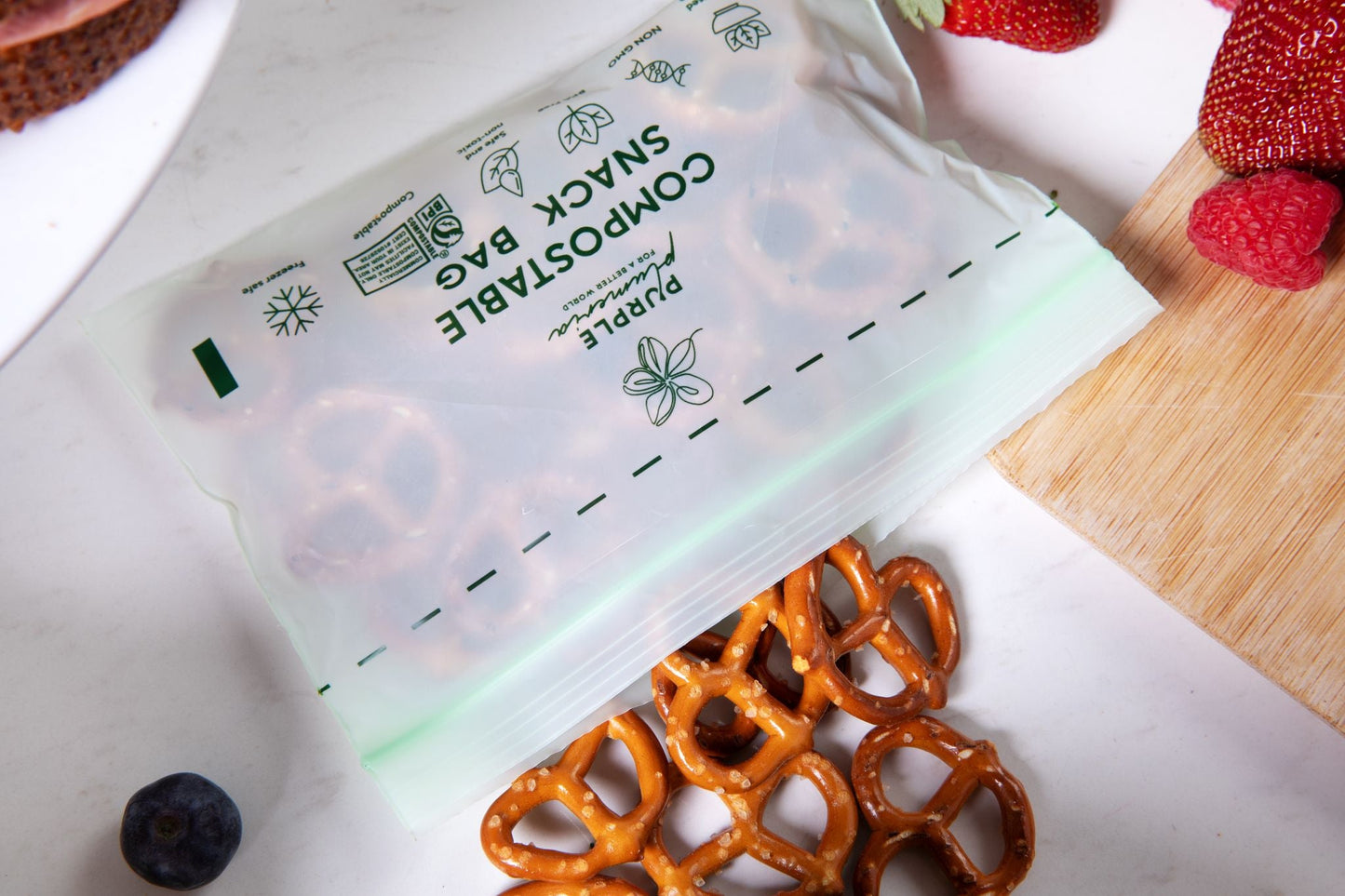 The Complete Eco Friendly Kitchen Bundle – Compostable Zip Bags, Cling wrap, Sponges & Trash Bags