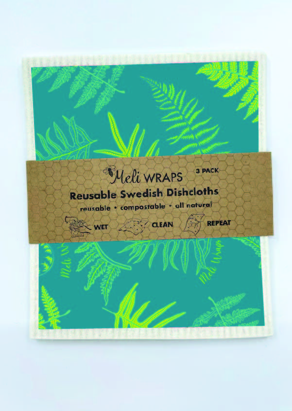 Fern Swedish Dish Cloth Set of 3 - Concordia Style Boutique