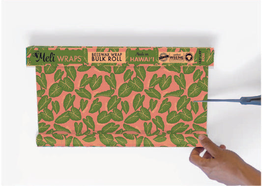 Beeswax Wrap Bulk Roll - Kalo Print - Concordia Style Boutique