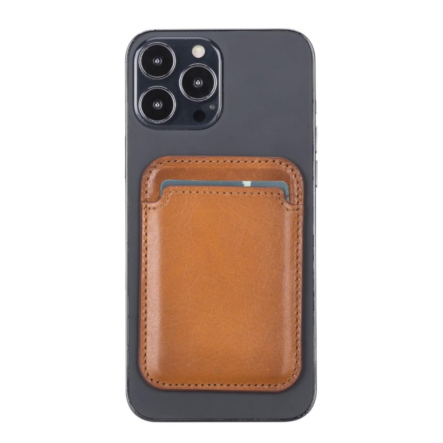 Cortland Full-Grain Leather Card Holder Wallet with Magnet - Concordia Style Boutique