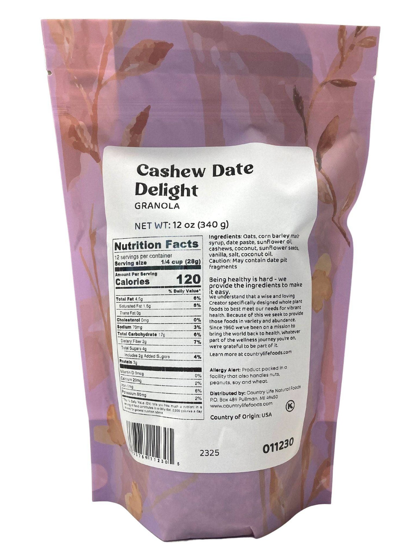 Slow-Baked Cashew Date Granola - Concordia Style Boutique