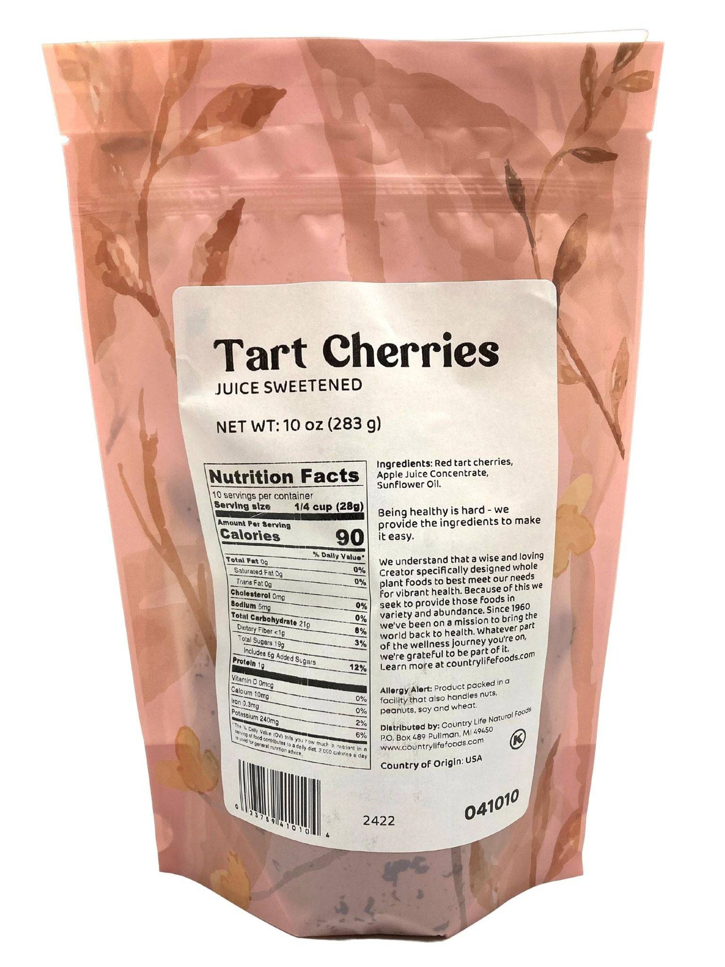Cherries, Tart, Juice Sweetened - Concordia Style Boutique