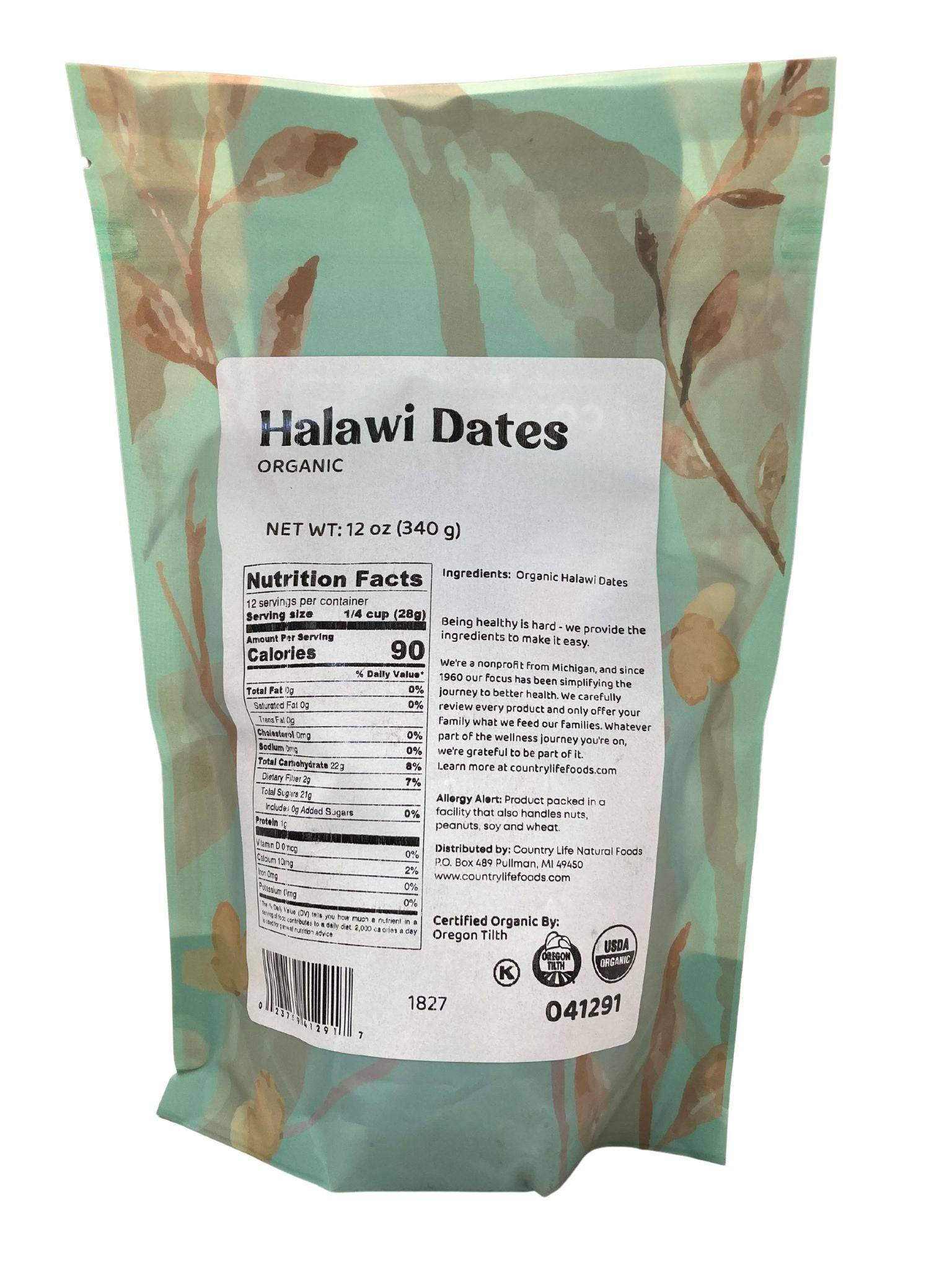 Dates, Halawi, Whole, Organic - Concordia Style Boutique