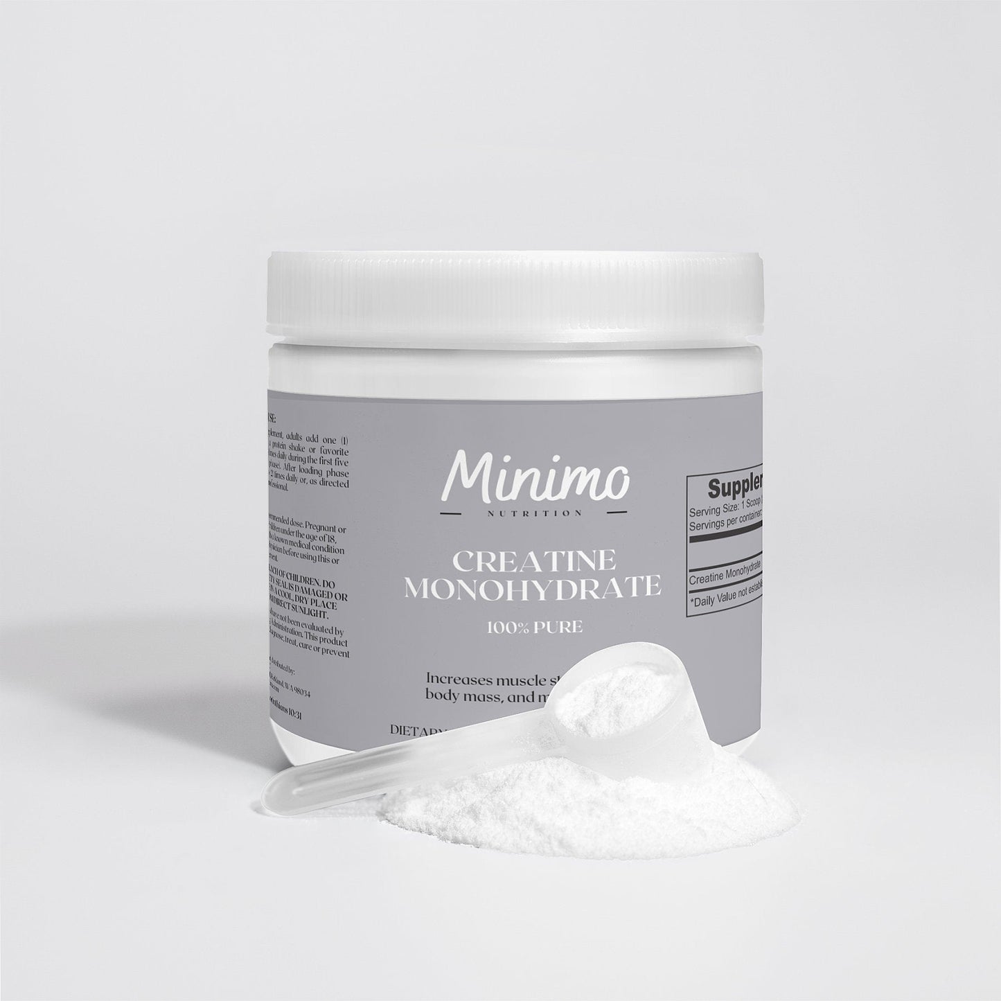 Creatine Monohydrate Powder, 8.8 oz - Concordia Style Boutique