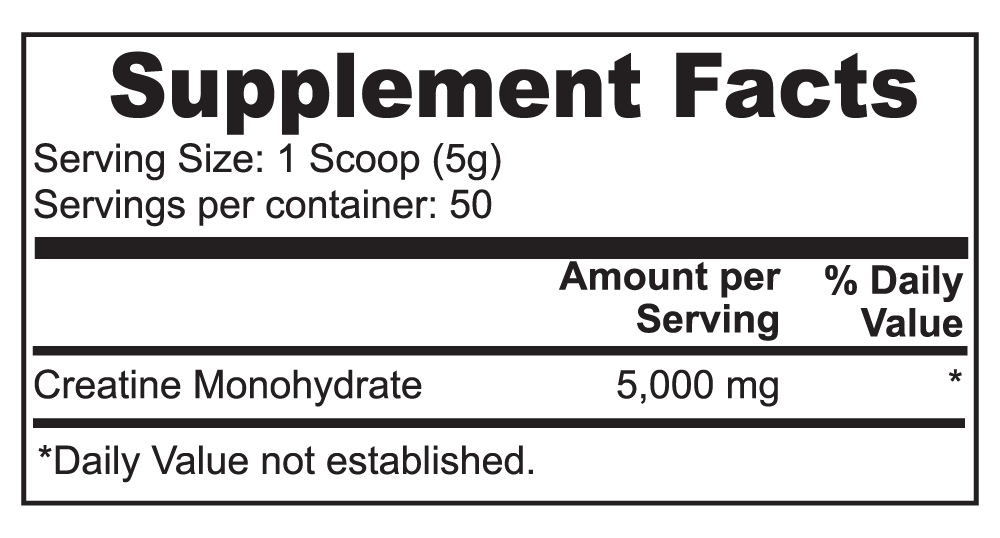 Creatine Monohydrate Powder, 8.8 oz - Concordia Style Boutique