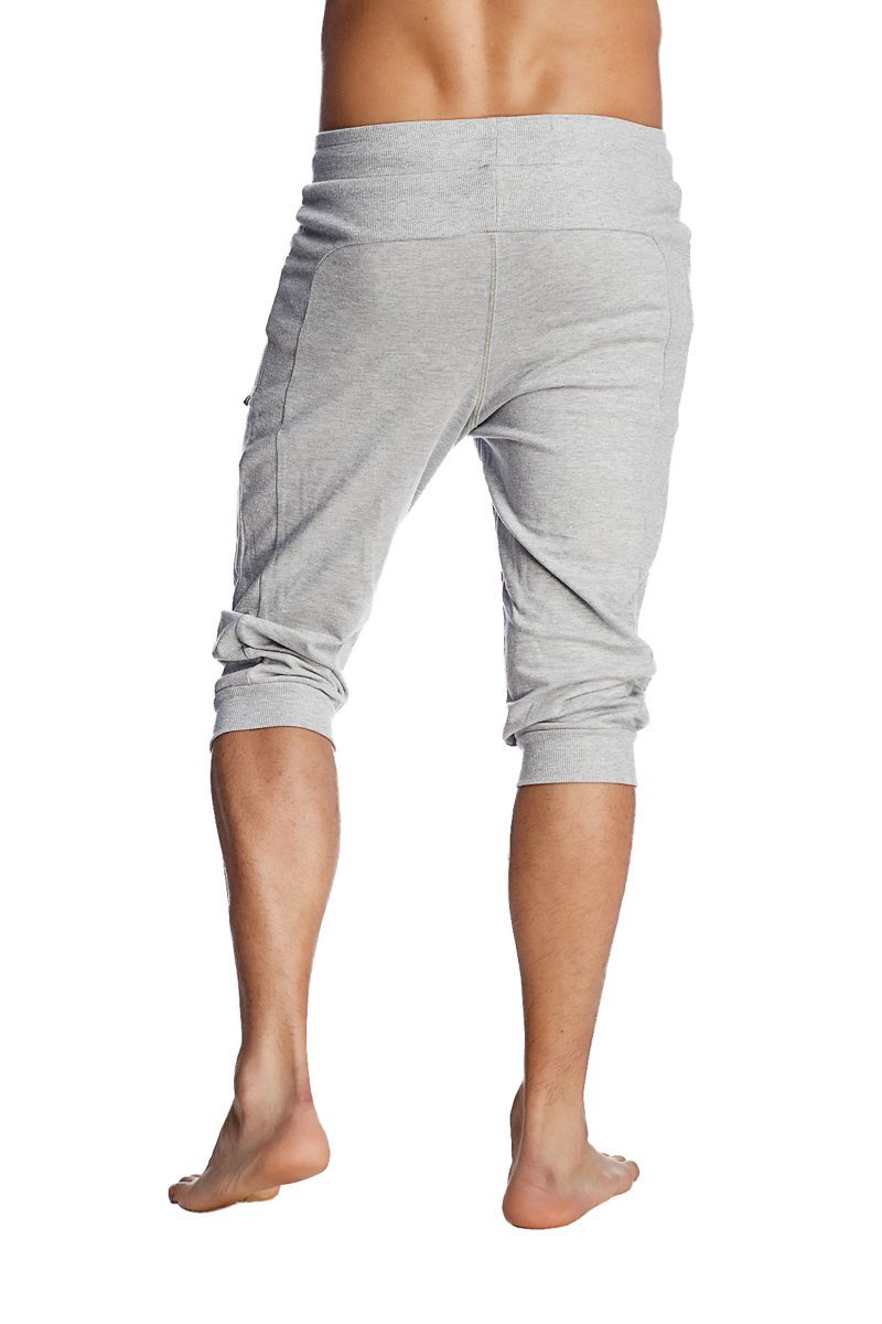 Cuffed Yoga Pants (Solid Heather Grey) - Concordia Style Boutique