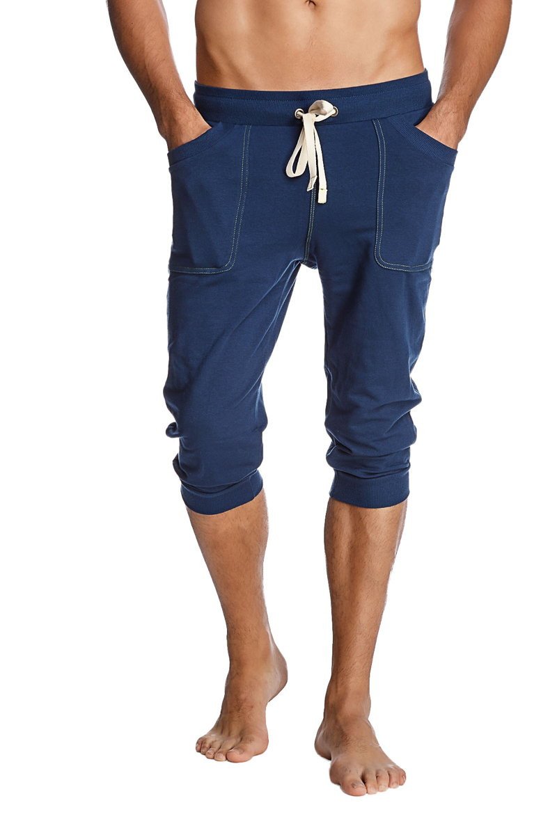 Cuffed Yoga Pants (Solid Royal Blue) - Concordia Style Boutique