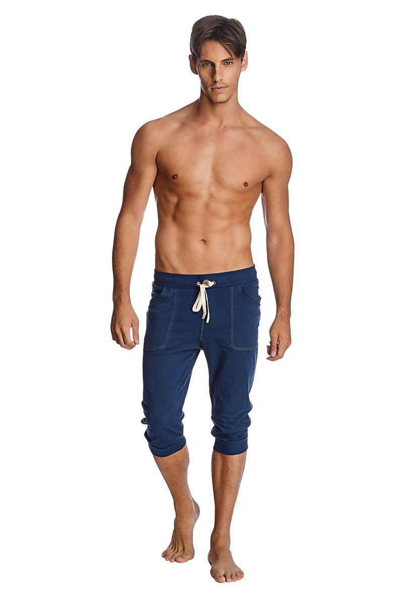 Cuffed Yoga Pants (Solid Royal Blue) - Concordia Style Boutique