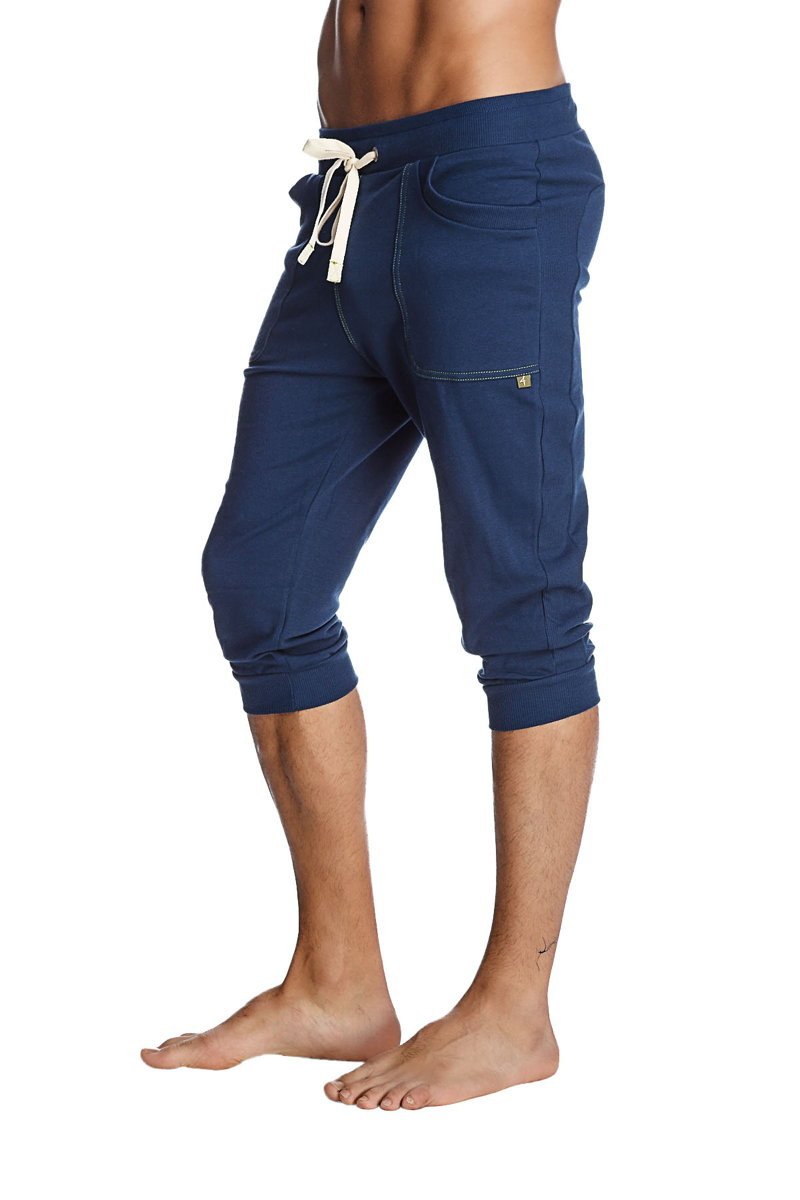 Cuffed Yoga Pants (Solid Royal Blue) - Concordia Style Boutique