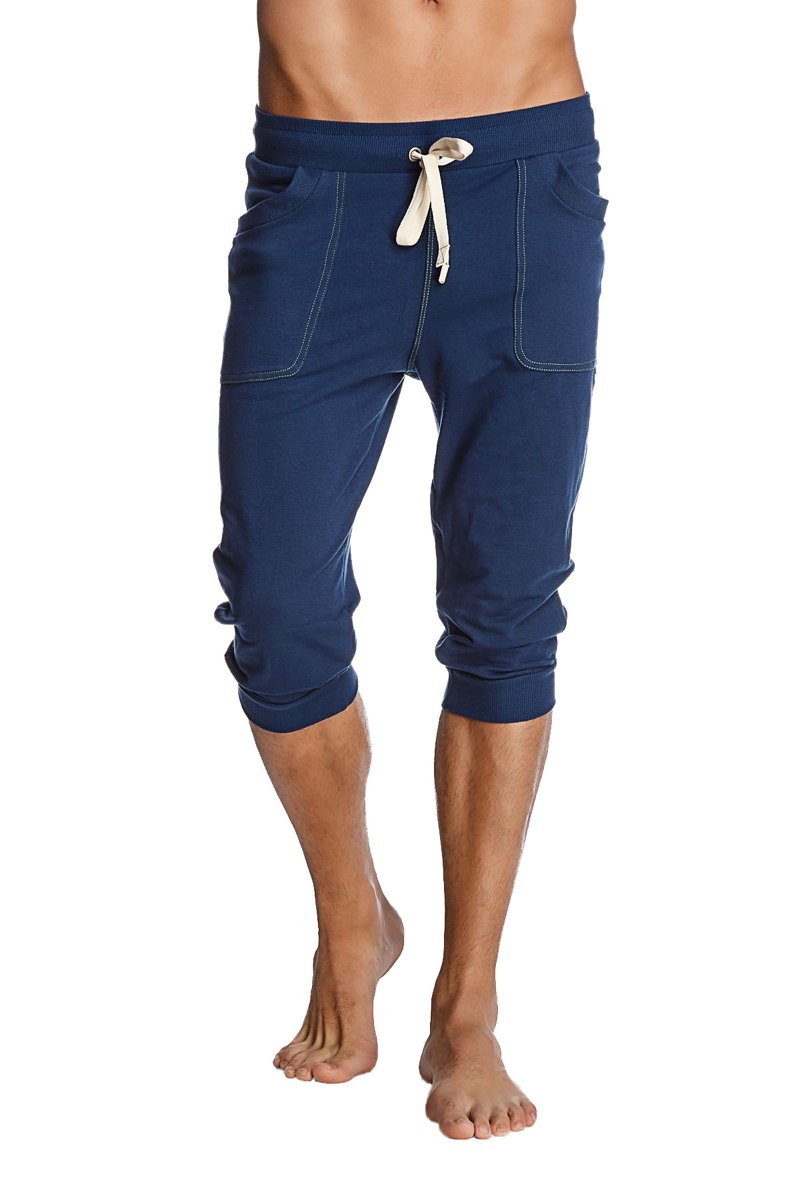 Cuffed Yoga Pants (Solid Royal Blue) - Concordia Style Boutique