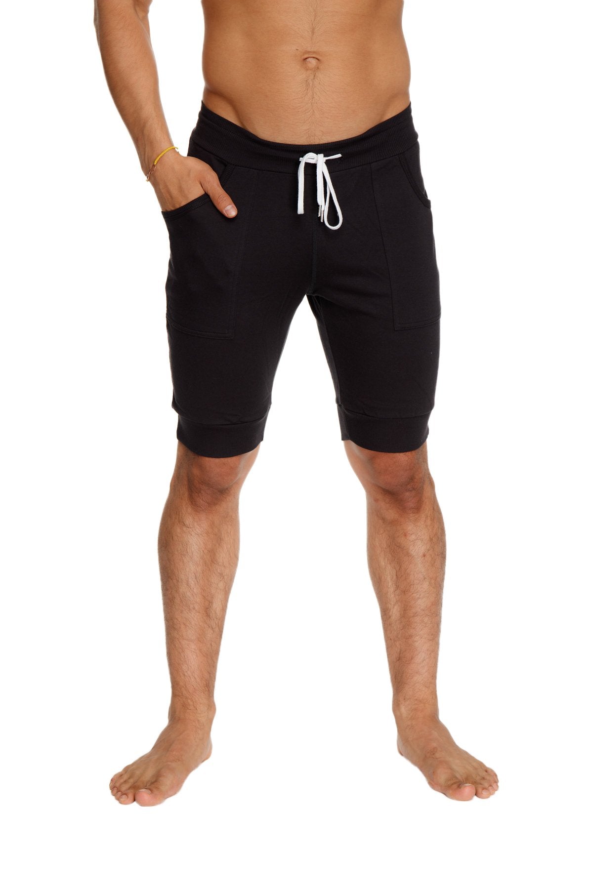 Cuffed Yoga Short (Black) - Concordia Style Boutique