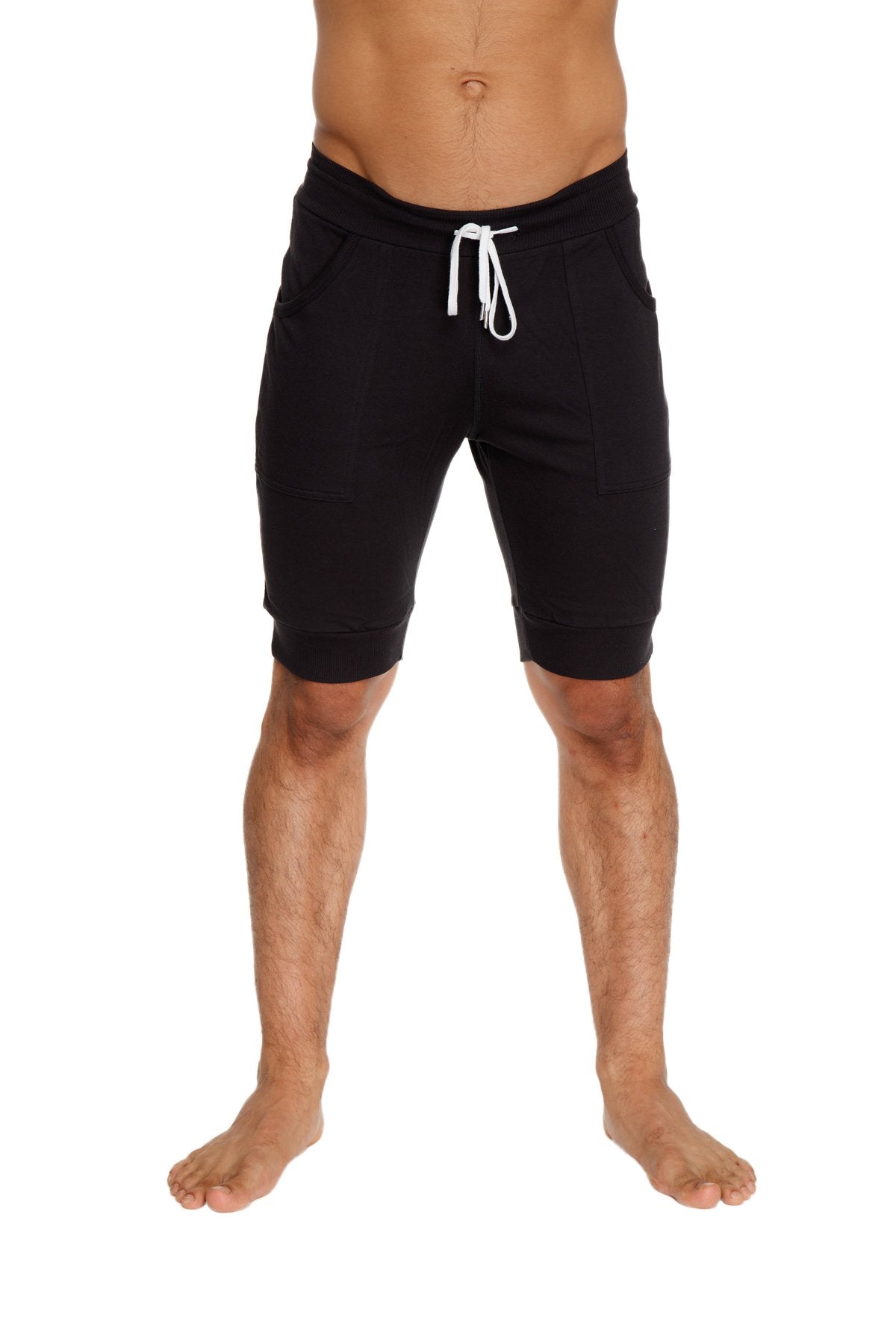 Cuffed Yoga Short (Black) - Concordia Style Boutique