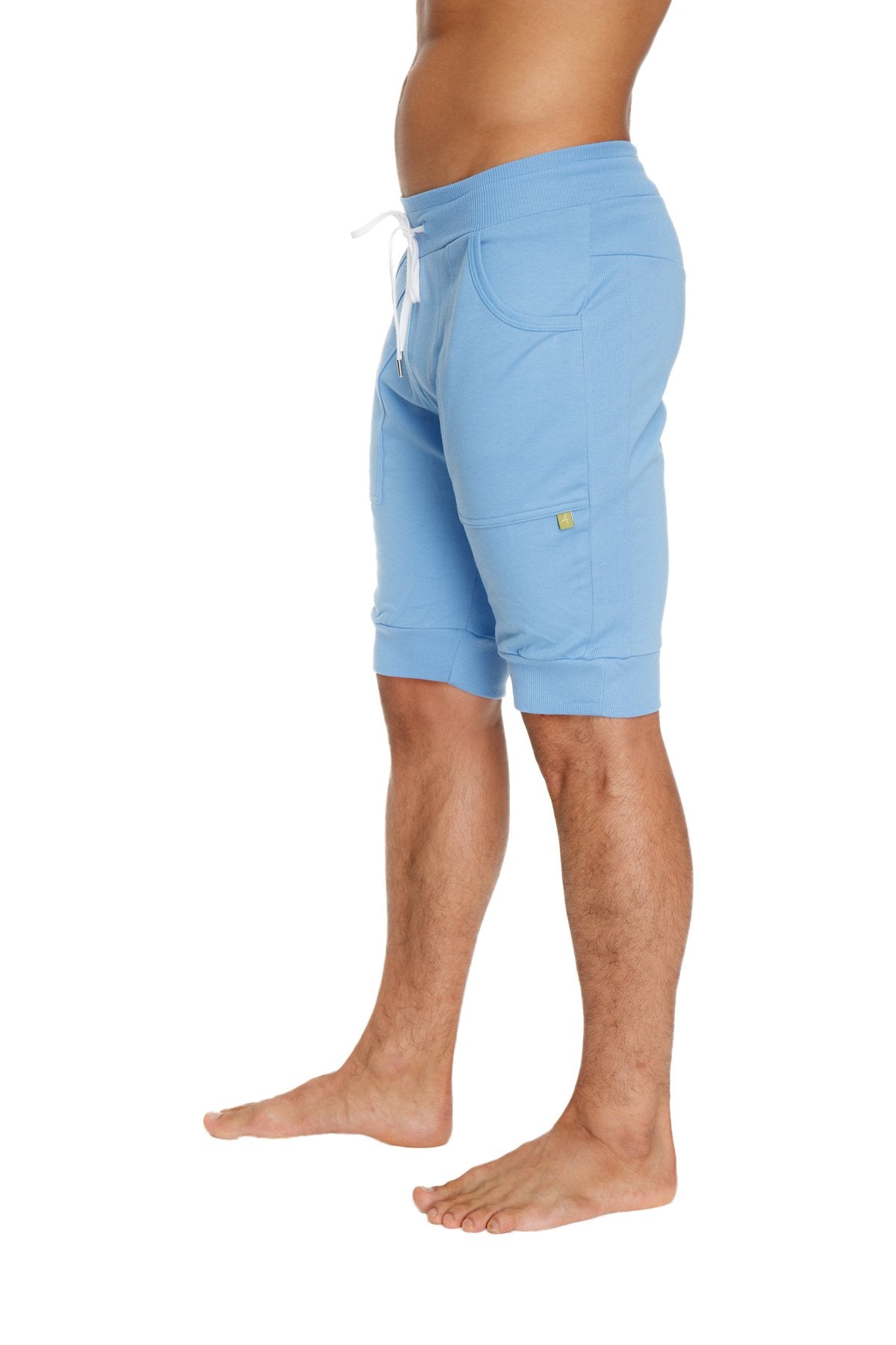 Cuffed Yoga Short (Ice Blue) - Concordia Style Boutique